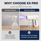 Wireless Handheld Nano Disinfection Spray Gun with Blue Light