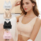 ⏳👍✨Cross Back Front Closure Wireless Posture Support Bra– All-Day Comfort, Breathable & Summer-Ready 💕