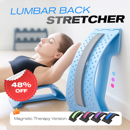 Magnetic Therapy Acupuncture Massage Lumbar Back Stretcher