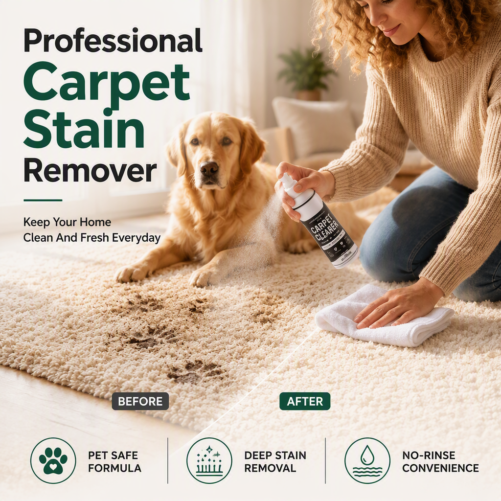 🥳 2026 – Now on sale 🥳💞 Over 50,000 sold! 🧼💨 Deep-cleaning spray for carpets and fabrics – its micro-foam removes deep-seated grime and stains, and eliminates odours. 🏠✨