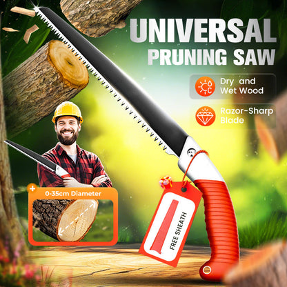 🔩Lightweight and sharp universal pruning saw with sheath🧰