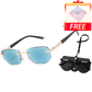 Sapphire High Hardness Anti-Blue Light Distance and Close Reading Glasses Sunglasses