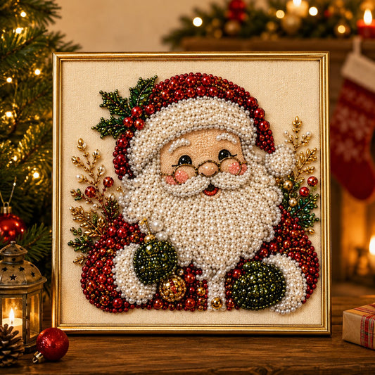 💎 Last Day Special Price £9.77 ! 🧘Relaxing & Beginner-Friendly -🎨 DIY Christmas Pearl Diamond Painting Art Kit