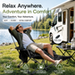 🪑 Portable adjustable folding chair for outdoors – Light, sturdy & versatile – Perfect for garden, camping, beach or patio – easy to carry and set up 🏕️✨