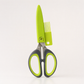 ✂️🥬Stainless Steel Five-Blade Kitchen Shears – Cuts even, fine shreds in one go, easily handling scallions, cilantro, chili peppers, and seaweed