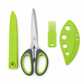 ✂️🥬Stainless Steel Five-Blade Kitchen Shears – Cuts even, fine shreds in one go, easily handling scallions, cilantro, chili peppers, and seaweed