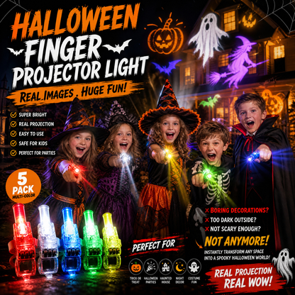 🔥Hot Sale 50% OFF🔥 Mini Colorful LED Finger Lights – Party Glow Finger Flashlights with Elastic Band