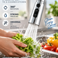 💧🔄 360° rotating high-pressure tap with adapter - flexible water flow for easier cleaning 🚰✨