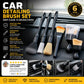 🚗🧹 Car Detailing Brush Set – Soft Interior Cleaning Brushes for Air Vents, Dashboard, Wheels & Tight Spaces