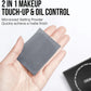 ⏰LAST DAY - BUY 1 GET 1 FREE!!💝Black Magnet Oil Blotting Setting Sheet With Powder More Control Oil Keep Fresh 2 IN 1 Blotting Sheet