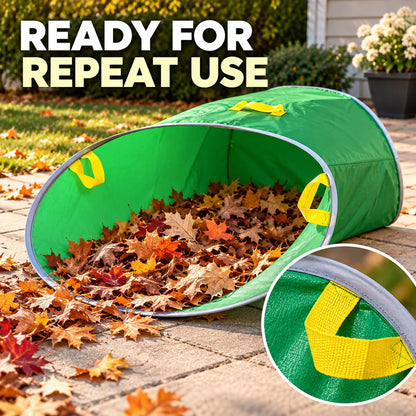 Leaf Collector – Portable Pop-Up Leaf Collection Bag | Reusable for Yard & Garden