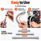 🔩50% OFF NOW! Flexible Universal Joint Socket Adapter Set, 1/4" 3/8" 1/2" Drive Spring-Loaded Extension Bars, Bendable Socket Extender for Ratchets & Cordless Drills, Access Tight Spaces