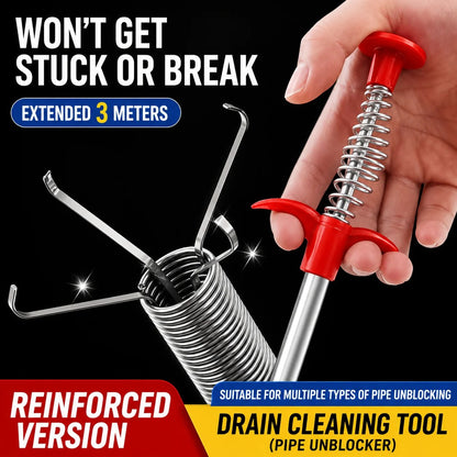 🔥Last Day 50% OFF - Each Only £2.79!! 🚿Professional Drain Clog Remover Tool – A Must-Have For Every Home