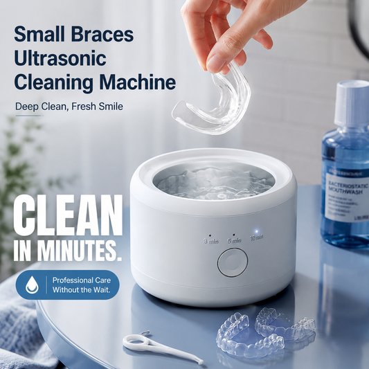 Denture Dome Ultrasonic UV-C Cleaner – In just 5 minutes, make your dentures and braces fresher and cleaner.