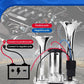 2026 Upgraded 12V 130DB Air Horn Dual Horn, Horn Kit with Air Compressor,Dual Electric Air Horns Kit with Compressor for Vehicles Trucks Pickup Trains Lorrys SUVs Cars Boats (12V SilverBlack) Alarm for Home Security,