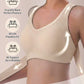 ⏳👍✨Cross Back Front Closure Wireless Posture Support Bra– All-Day Comfort, Breathable & Summer-Ready 💕