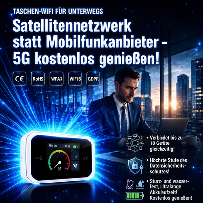 Pocket-WLAN mit Kompatibilität zu allen Netzwerken