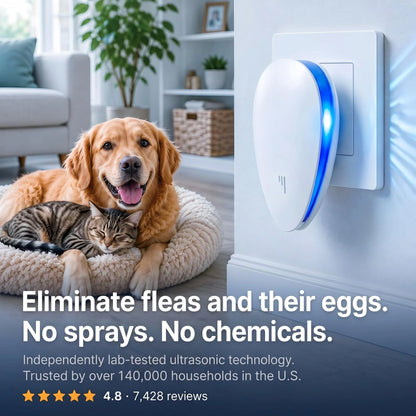 Multi-Functional Ultrasonic Silent Pest & Insect Repeller