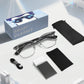 AI Translation Smart Glasses, supporting 160 languages and ChatGPT, with built-in microphone and Hi-Fi speakers