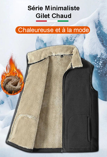 Gilet Chaud pour Hommes - Combine le style et la chaleur