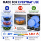 🎁🔥Last day sale 50% OFF🔥  Adpartner Silicone Lids for Food Storage (6-Pack)