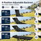 🪑 Portable adjustable folding chair for outdoors – Light, sturdy & versatile – Perfect for garden, camping, beach or patio – easy to carry and set up 🏕️✨