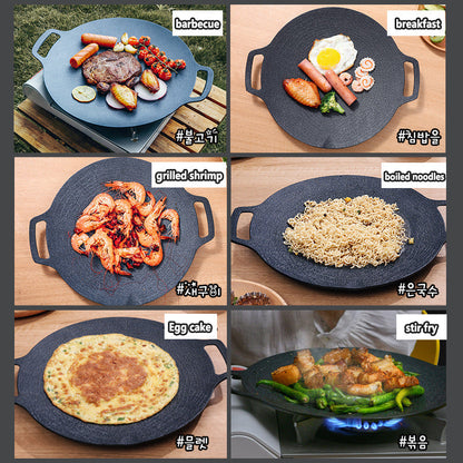 🥳2026 HOT SALE🥳💞50K+ SOLD!🥘🍳50% OFF! Multi-function Medical Stone Grill Pan – Healthy cooking with less oil! Non-stick, easy-clean & durable for everyday family meals. 🥘🌿