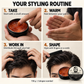 Four-step guide for using hair styling wax