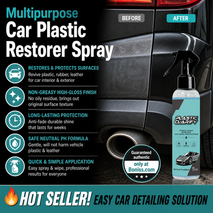 🚗 2026 Sale — Over 36,300 Sold! 🧽 Car Plastic Restorer Spray