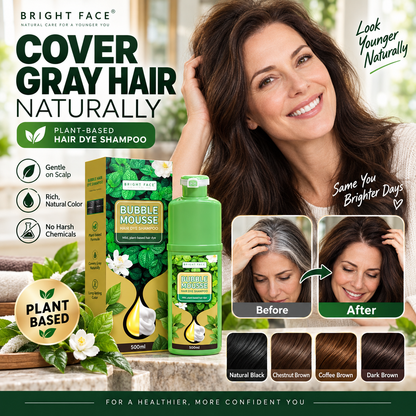 🏆💇‍♀️Long‑Lasting Plant‑Based Foam Hair Dye｜Ammonia‑Free Easy DIY At‑Home Foam Hair Color