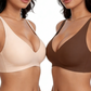 💗LAST DAY SALE 40% OFF⚡50K+ SOLD!💕 Jelly Wireless Womens Comfortable Wireless Bras Push Up Bralettes Seamless Tshirts Bras Deep V Everyday Bras