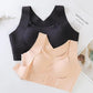 ⏳👍✨Cross Back Front Closure Wireless Posture Support Bra– All-Day Comfort, Breathable & Summer-Ready 💕