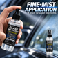 Fine-mist pump sprayer applying glass anti-fog spray