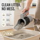📢📢50% OFF !! ⏰ Self-Cleaning Litter Scoop with Waste Bin – Easy One-Handed Use 🧹🗑️ 【Don‘t Miss Out】