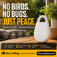 🏆 1Last Day Special Price £8.77 ! 🐦Buy 2 Get 1 Free🎁No more trouble from birds, beasts and locusts！Portable Ultrasonic Bird Repellent Keychain