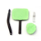 Extendable Windshield & Window Cleaner with 180° Pivoting Head and 2 Microfiber Covers