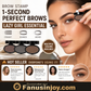🎁2026 New Arrivals 50% OFF💥Eyebrow Stamp Powder with Brush – Press & go, perfect brows in seconds. Waterproof, 24h wear, no salon needed. A beauty game‑changer! 💄🌸