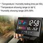 🔥Sale 50%🔥Digital LED Temperature Humidity Monitor Weather Forecast LED Table Alarm Clock