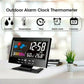 🔥Sale 50%🔥Digital LED Temperature Humidity Monitor Weather Forecast LED Table Alarm Clock