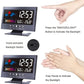 🔥Sale 50%🔥Digital LED Temperature Humidity Monitor Weather Forecast LED Table Alarm Clock