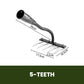 5/6/7/8 Teeth Carbon Steel Garden Weeding Rake