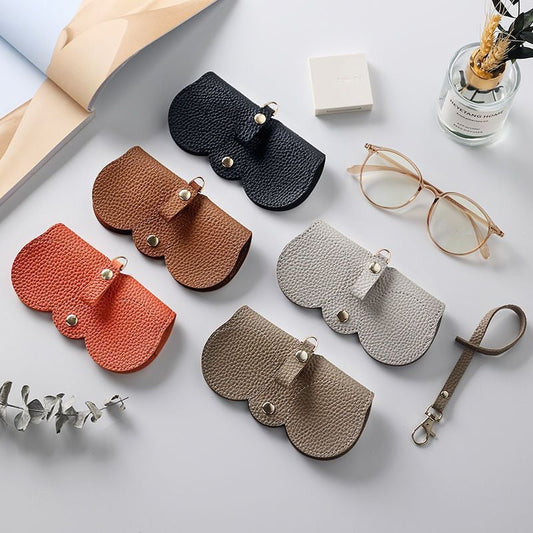 ✨HOT SALE ✨Soft Leather Sunglasses Bag👓️