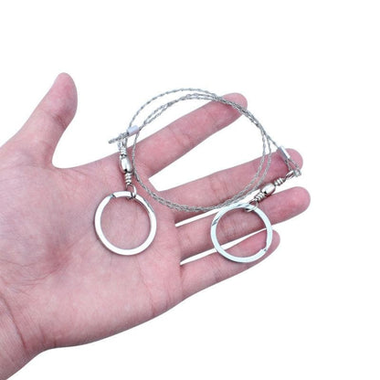 💥 BUY 1 GET 1 FREE! 🔪 Survival Gear Stainless Steel Wire Saw – Durable & Portable ⚡