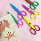 Kids Safety Art Scissors Set for Crafts & Scrapbooking