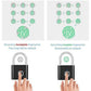 💥🔒Portable fingerprint lock, smart door lock with anti-theft protection
