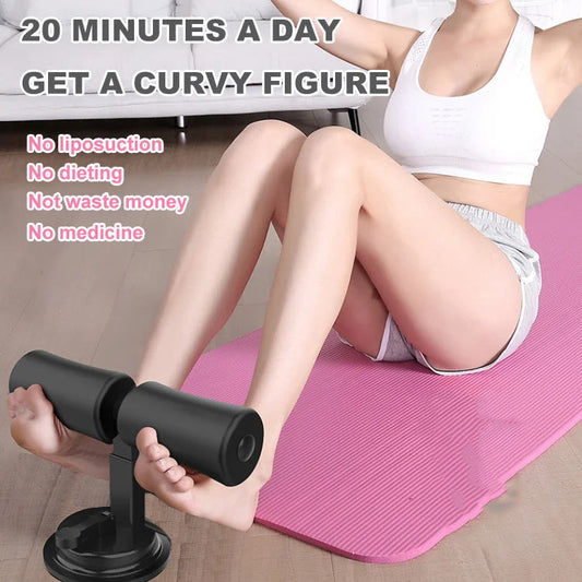 Suction cup type sit-up assistant