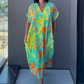 🏖️Summer Hot Sale 54% OFF🌼 Women's Printed V - Neck Casual Elegant Dress