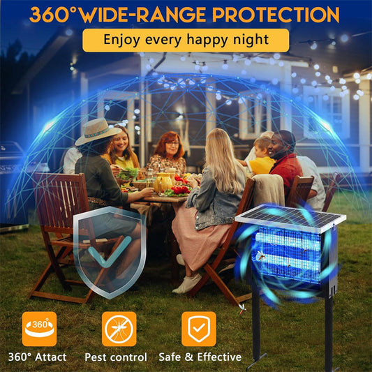 🔥🏡 🦟Garden Essentials, Solar Mosquito Killer Lights, Intelligent Mosquito Killer!