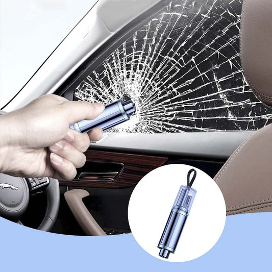 🚙🛡️ 50% OFF! Emergency Car Window Breaker & Seatbelt Cutter – 2-in-1 escape tool. Tungsten steel head shatters glass, hidden cutter slices belts. Compact keychain size for every car! 🔨✅