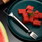 🌞🔥Buy 1 Get 1 Free（2 PCS）🍉2 in 1 Stainless Steel Fruit Cutter Fork Slicer